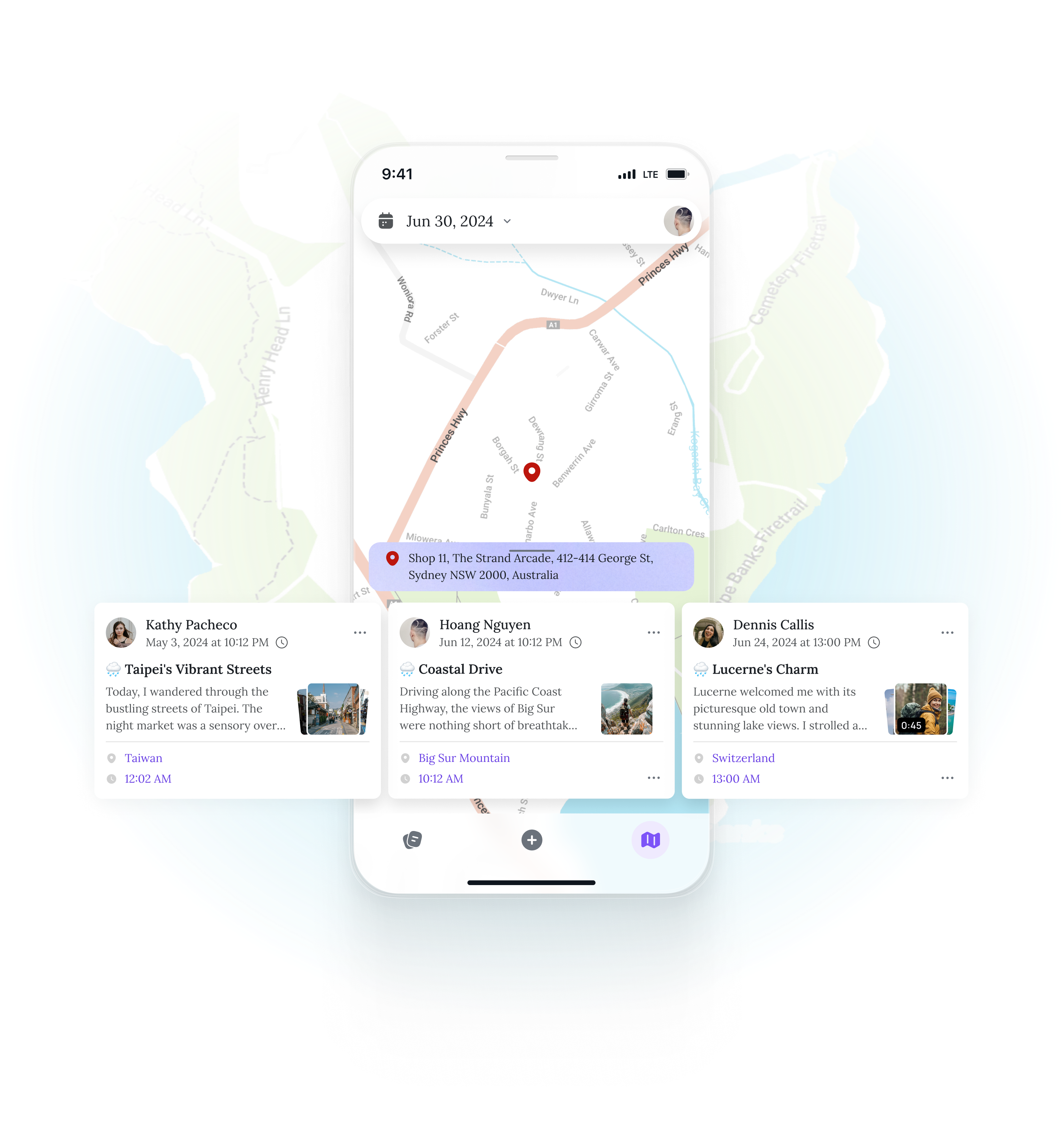 MemoirME App Interface